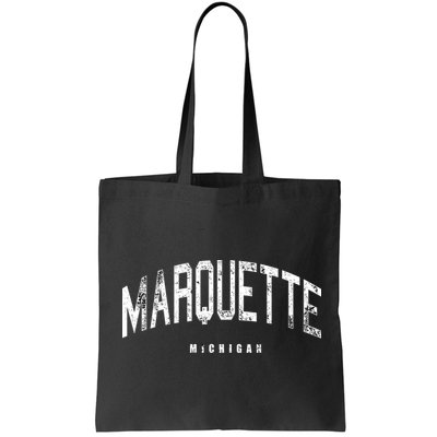 Marquette Michigan Vintage Logo Bag