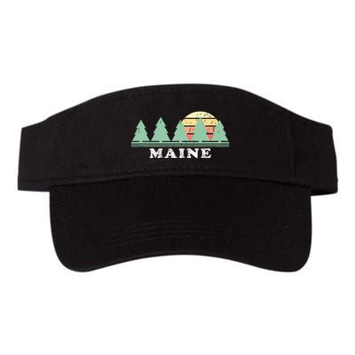 Maine Me Vintage Graphic Retro 70s Design Visor