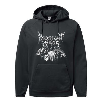 Midnight Mass White Vampire Performance Fleece Hoodie