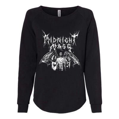 Midnight Mass White Vampire Womens California Wash Sweatshirt