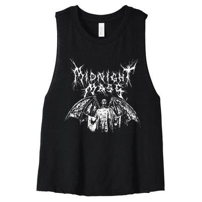 Midnight Mass White Vampire Women's Racerback Cropped Tank