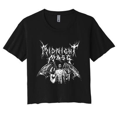 Midnight Mass White Vampire Women's Crop Top Tee