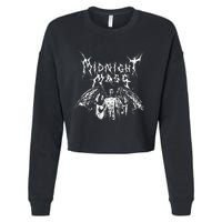 Midnight Mass White Vampire Cropped Pullover Crew