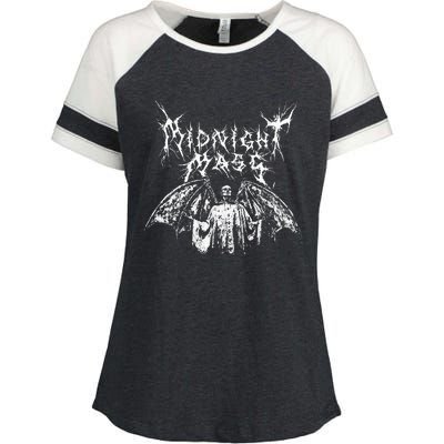 Midnight Mass White Vampire Enza Ladies Jersey Colorblock Tee