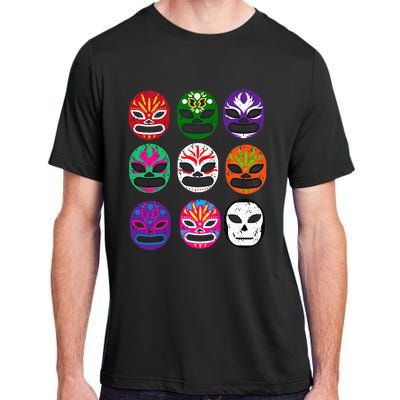 Masks Mexican Wrestling Mask Adult ChromaSoft Performance T-Shirt