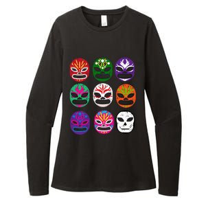 Masks Mexican Wrestling Mask Womens CVC Long Sleeve Shirt