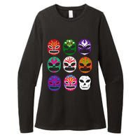 Masks Mexican Wrestling Mask Womens CVC Long Sleeve Shirt