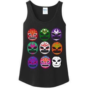 Masks Mexican Wrestling Mask Ladies Essential Tank