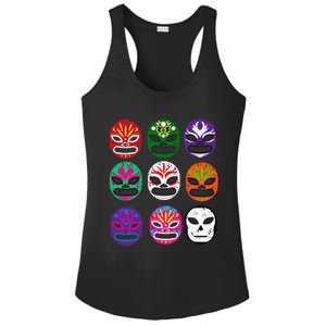 Masks Mexican Wrestling Mask Ladies PosiCharge Competitor Racerback Tank