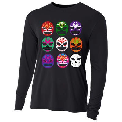 Masks Mexican Wrestling Mask Cooling Performance Long Sleeve Crew