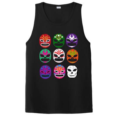 Masks Mexican Wrestling Mask PosiCharge Competitor Tank