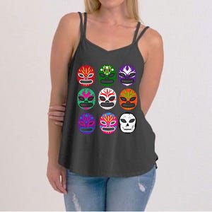 Masks Mexican Wrestling Mask Women's Strappy Tank