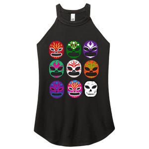 Masks Mexican Wrestling Mask Women's Perfect Tri Rocker Tank