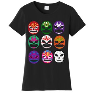 Masks Mexican Wrestling Mask Women's T-Shirt