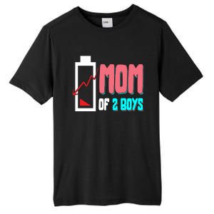 Mom Mother Wife Grandma Low Battery Moms Gift Tall Fusion ChromaSoft Performance T-Shirt