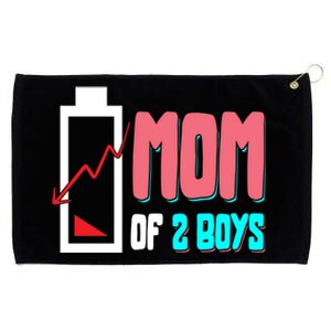 Mom Mother Wife Grandma Low Battery Moms Gift Grommeted Golf Towel