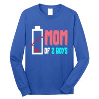 Mom Mother Wife Grandma Low Battery Moms Gift Long Sleeve Shirt