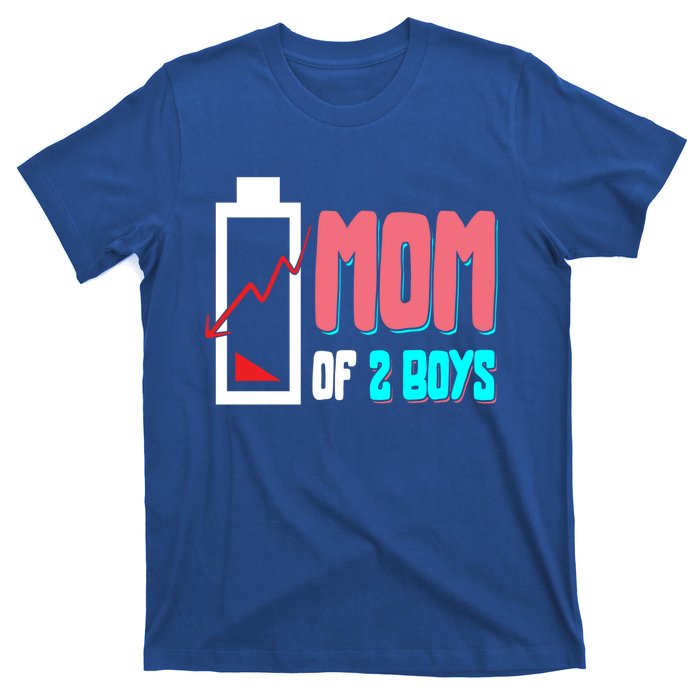 Mom Mother Wife Grandma Low Battery Moms Gift T-Shirt