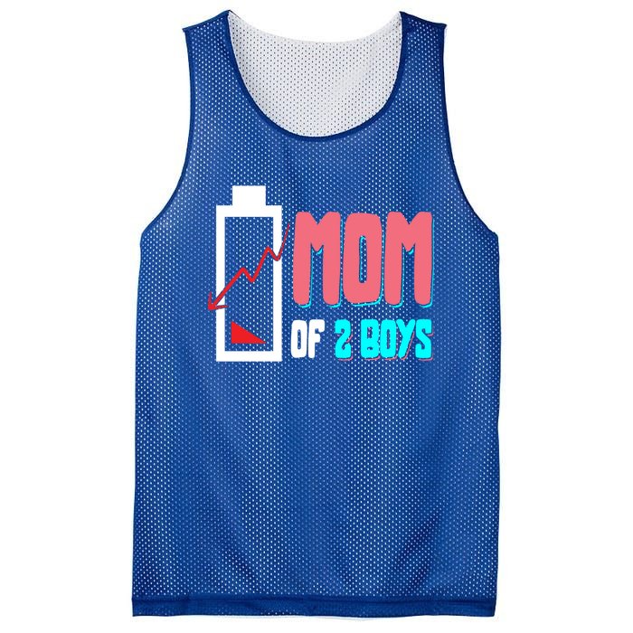 Mom Mother Wife Grandma Low Battery Moms Gift Mesh Reversible Basketball Jersey Tank