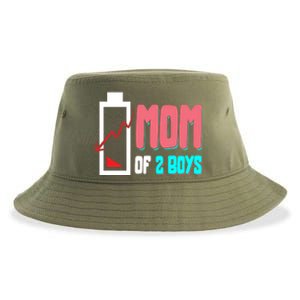 Mom Mother Wife Grandma Low Battery Moms Gift Sustainable Bucket Hat