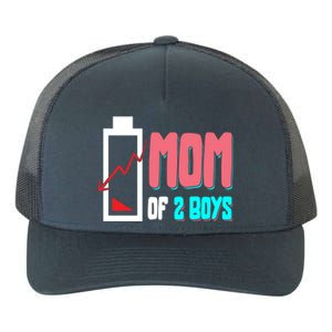 Mom Mother Wife Grandma Low Battery Moms Gift Yupoong Adult 5-Panel Trucker Hat