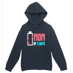 Mom Mother Wife Grandma Low Battery Moms Gift Urban Pullover Hoodie