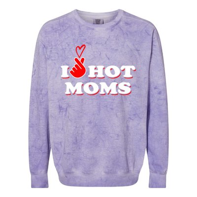 Mom Mother Wife Grandma Mama Moms Gift Colorblast Crewneck Sweatshirt