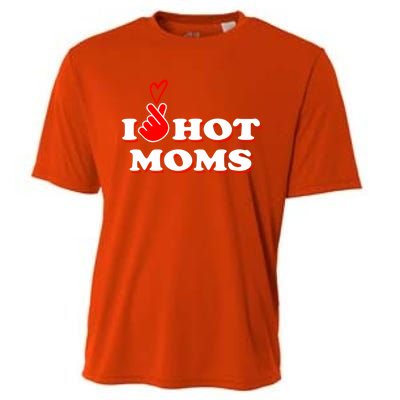 Mom Mother Wife Grandma Mama Moms Gift Cooling Performance Crew T-Shirt