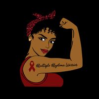 Multiple Myeloma Warrior Black Unbreakable Awareness Gift Cooling Performance Crew T-Shirt