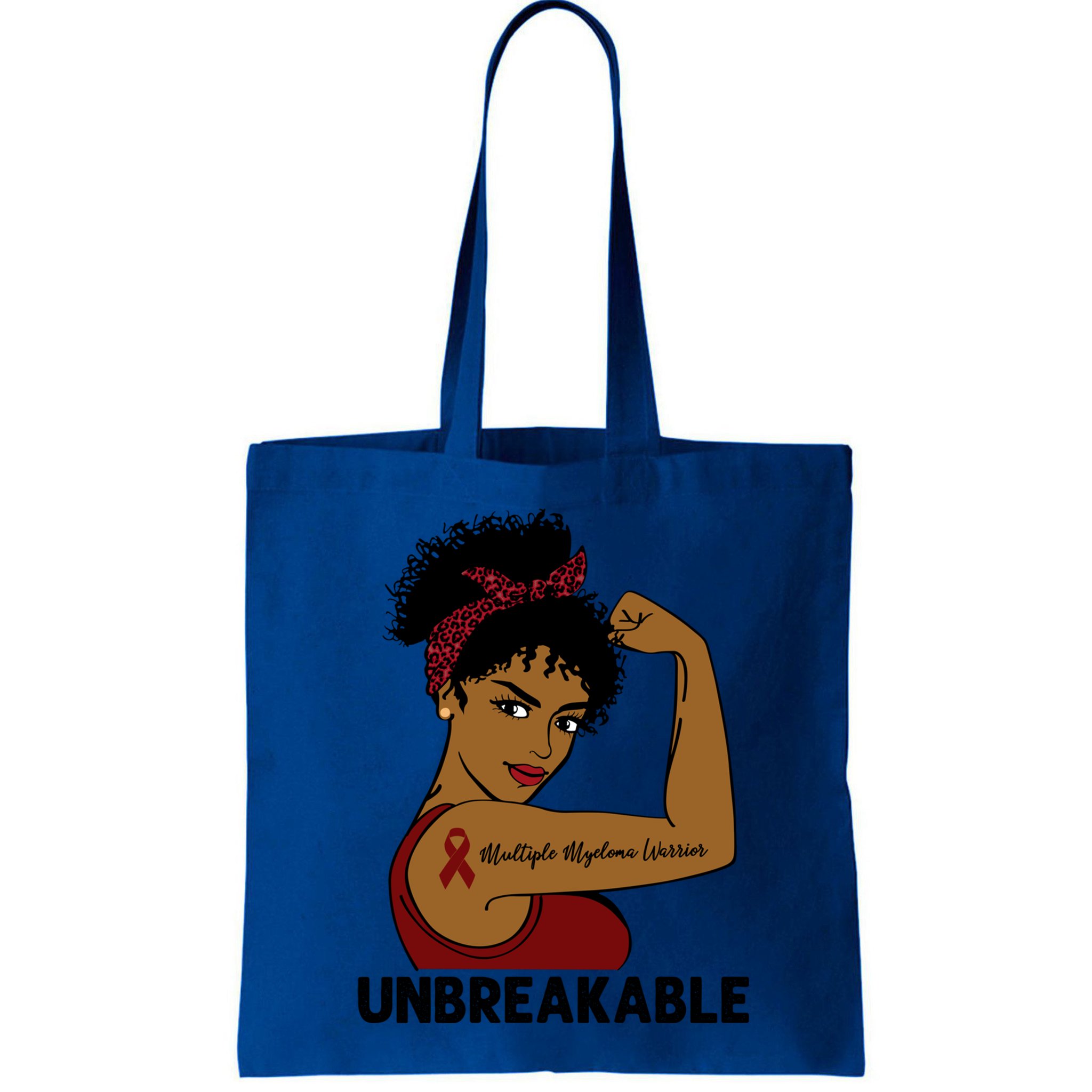 Multiple Myeloma Warrior Black Unbreakable Awareness Gift Bag