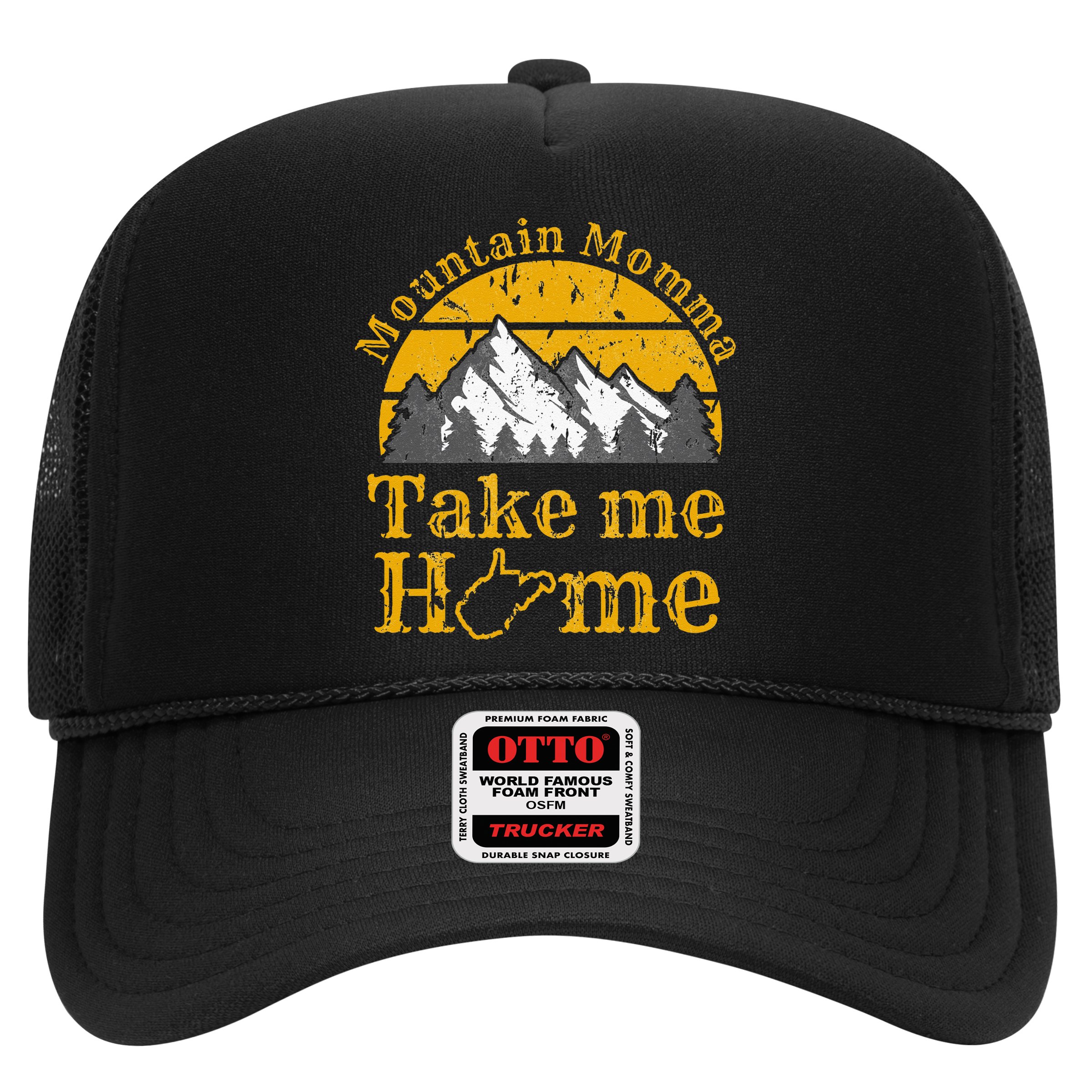 Mountain Momma West Virginia Take Me Home WV Map Mountains Hat