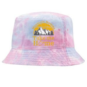 Mountain Momma West Virginia Take Me Home WV Map Mountains Tie-Dyed Bucket Hat