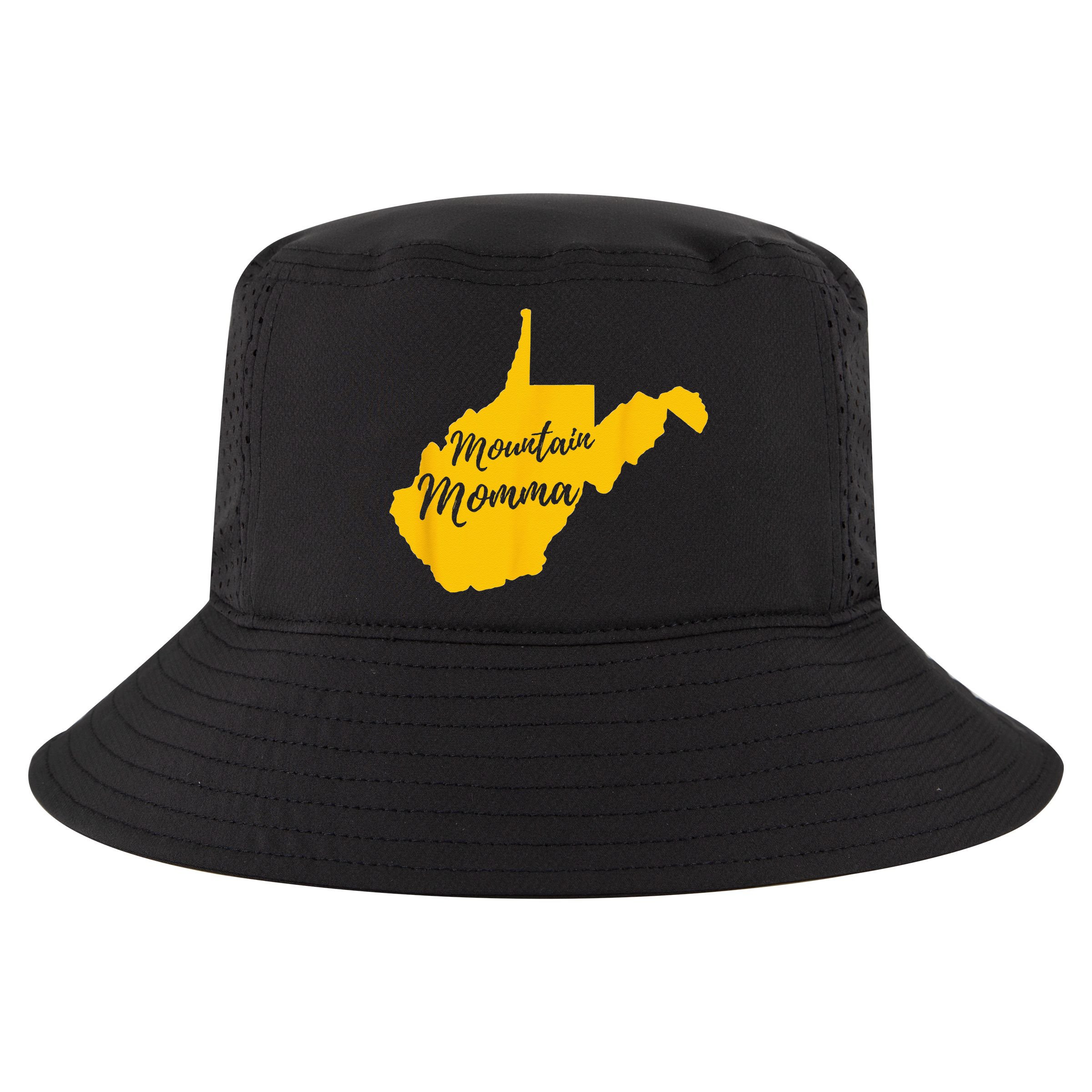 Mountain Momma West Virginia State Map Cool Comfort Performance Bucket Hat