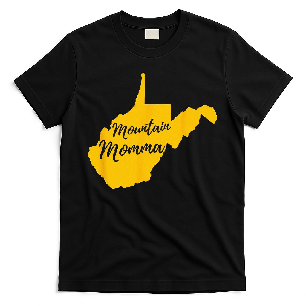 Mountain Momma West Virginia State Map T-Shirt