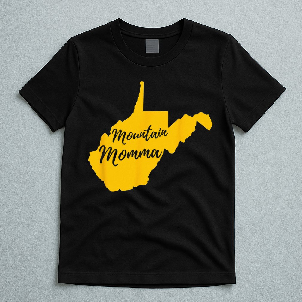 Mountain Momma West Virginia State Map T-Shirt