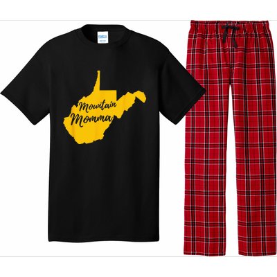 Mountain Momma West Virginia State Map Pajama Set