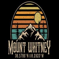 Mountain Mt. Whitney California Hiking Camping Mount Whitney Cooling Performance Crew T-Shirt