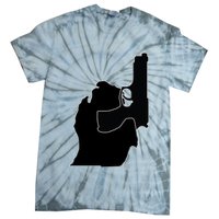 Michigan Mitten With Gun Design Tie-Dye T-Shirt