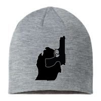 Michigan Mitten With Gun Design Sustainable Beanie
