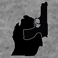 Michigan Mitten With Gun Design Sustainable Beanie