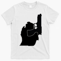 Michigan Mitten With Gun Design T-Shirt