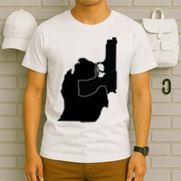 Michigan Mitten With Gun Design T-Shirt