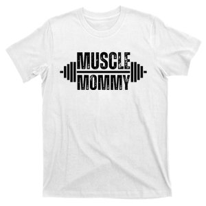 Muscle Mommy Weightlifter Mom Cute Mother Mama Gym T-Shirt