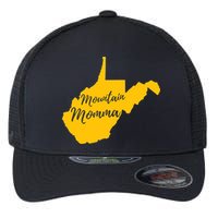 Mountain Momma West Virginia State Map TShirt Flexfit Unipanel Trucker Cap