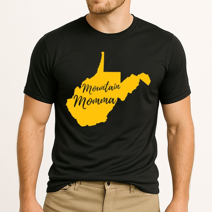 Mountain Momma West Virginia State Map TShirt Performance Shirt