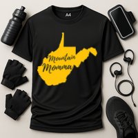 Mountain Momma West Virginia State Map TShirt Performance Shirt