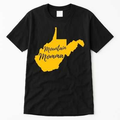 Mountain Momma West Virginia State Map TShirt Tall T-Shirt