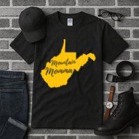 Mountain Momma West Virginia State Map TShirt Tall T-Shirt