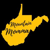 Mountain Momma West Virginia State Map TShirt 7-Panel Snapback Hat