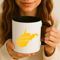 Mountain Momma West Virginia State Map TShirt Mug